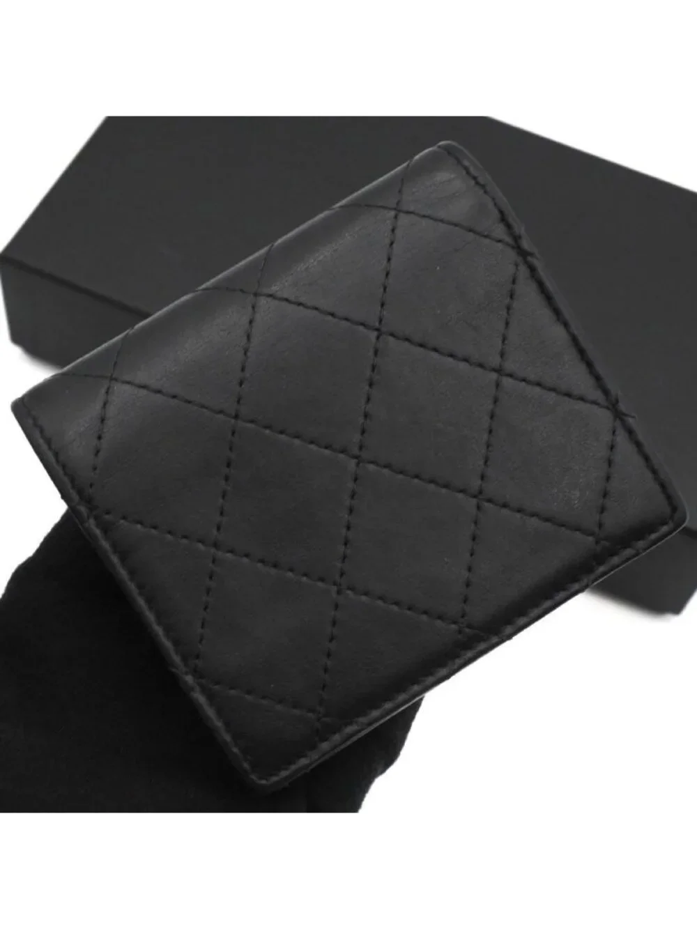 Chanel Bifold Wallet CC Logo Quilted Small